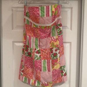 Lilly Pulitzer Strawberry Patchwork dress
